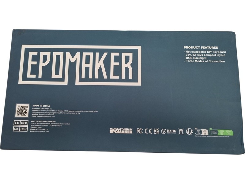 Epomaker EP75 75% Hot Swappable Mechanical Keyboard RGB Wired