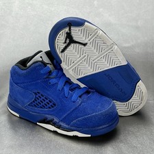 Nike Air Jordan Retro V 5 Size 7C "Blue Suede" Toddler Sneakers 440890-401 Shoes