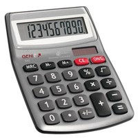 Taschenrechner BüRorechner Tischrechner 10-Stellig Groß Genie 540 Solar Batterie