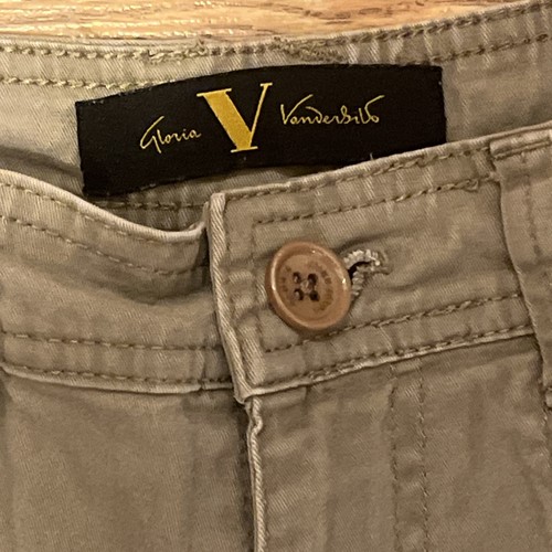 Gloria Vanderbilt Straight Leg Women's size 6 Beige Tan Denim Jeans - Picture 3 of 9