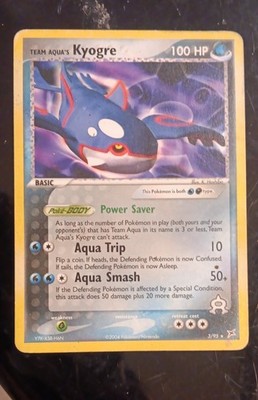 Team Aqua's Kyogre 3/95 Team Magma vs Team Aqua Holo