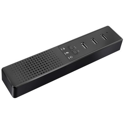 3 in 1 Computer Speakers with Microphone and Hubs USB Conference Speaker 3095