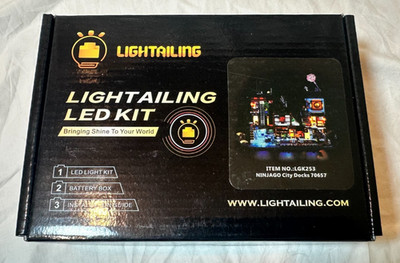 Lightailing LED Beleuchtungsset LGK253-EU für LEGO 70657 Ninjago City Docks Neu