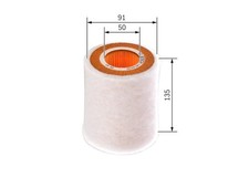 BOSCH Luftfilter 1 457 433 084 Filtereinsatz für SMART 452 ROADSTER 332 334 432