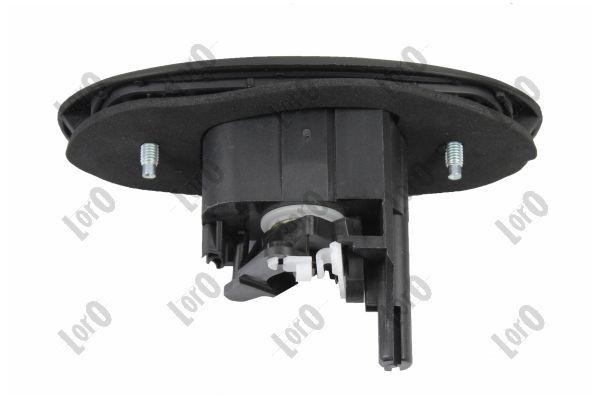 ABAKUS Exterior Door Handle 132-042-003 For Renault Black With Lock Cylinder
