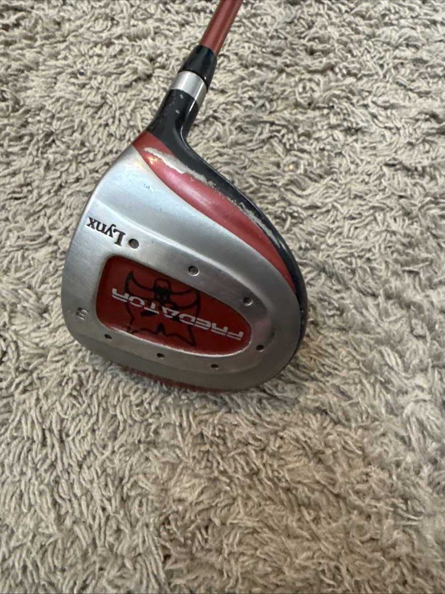 Lynx Predator Right Hand 3 Wood GLX s 15 Degree Loft Stiff Flex M