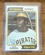 1974 Topps Dave Parker #252 Rookie Card RC. rookie card picture