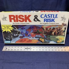 VINTAGE Risk & Castle Risk Board Game 100% COMPLETE 1990