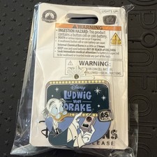 2026 Disney Ludwig Von Drake 65th Anniversary Light Up Limited Release Pin