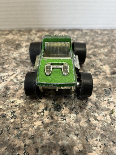 Vintage Tootsietoy Mud Cat ATV Vehicle Metal Green 66256 Made In USA Toy Vehicle - Picture 4 of 8