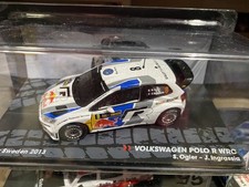 Volkswagen Polo R WRC Ogier Rally Sweden 2013 1:43 Ixo Eaglemoss Diecast