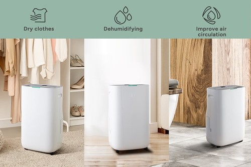 Kogan SmarterHome™ 20L Dehumidifier, White, Dehumidifiers - Picture 2 of 10