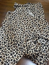 Girls Cat  Jack Cozy Pajama Set Animal Print 14 NWT
