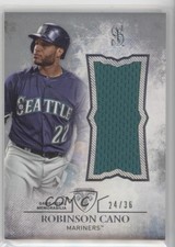 2015 Topps Triple Threads Unity Single Jumbo Relics 24/36 Robinson Cano gn7