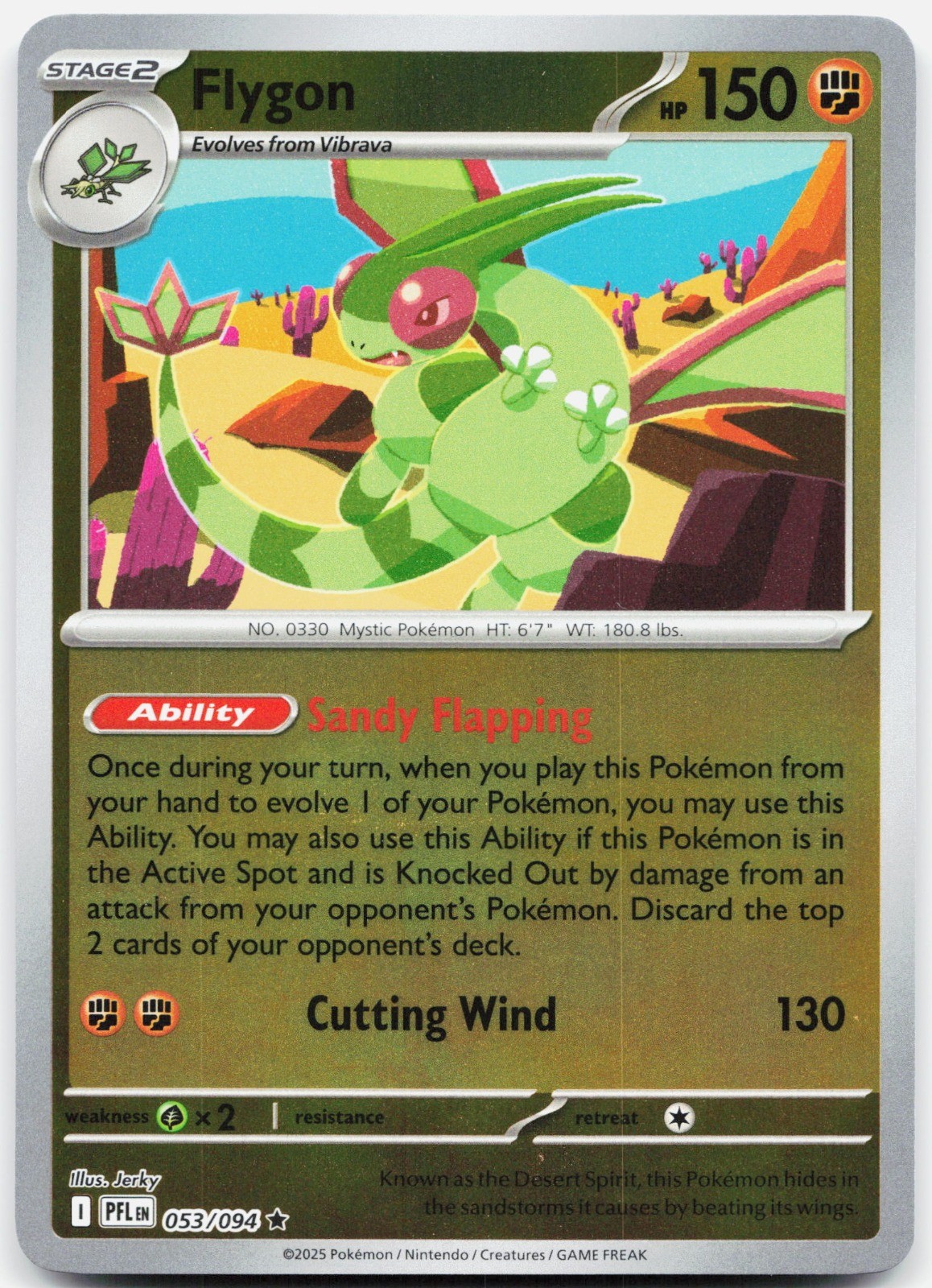 Flygon Rare ME02: Phantasmal Flames 053/094 NM