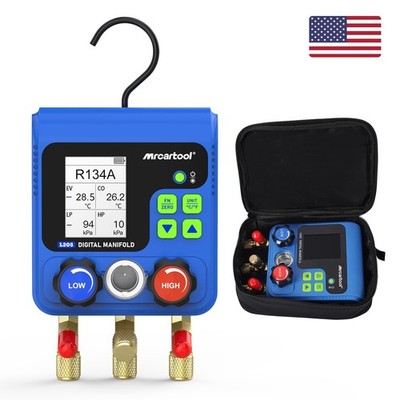 HVAC Refrigeration Digital Manifold Gauge AC Vacuum Meter Pressure Gauge R1234YF