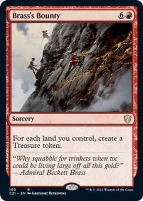 2021 Magic: The Gathering: Commander 2021 - Brasss Bounty (#160, R, Near Mint)