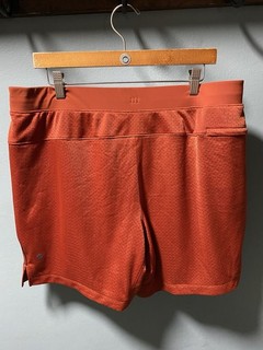 Lululemon Men’s Size XL Autumn Rust Double Layered Mesh 7” Linerless Short