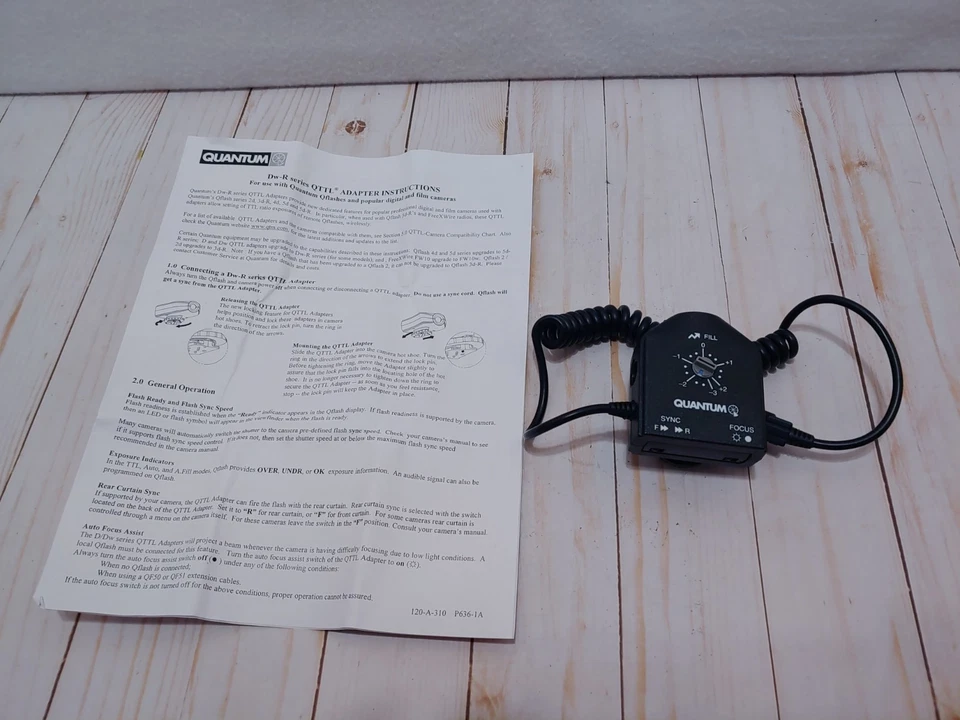 Quantum QFlash QTTL Adapter D23w-R for Canon New Open Box - Image 2 of 4