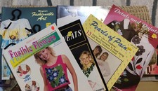 Lot Of 6 Fashion Crafting Magazines For Decorating Clothes Educational