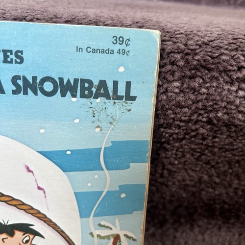 The Flintstones Fred Makes a Snowball 1975 book Hanna Barbera - Foto 3 di 17
