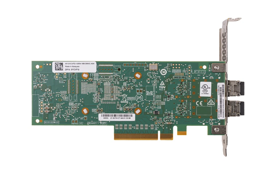 Network interface card Qlogic QLE2692 2x16Gb FC PCIe 3.0 ADAPTER YCVFG - Image 3 of 3