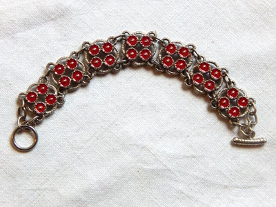 Maxi-Ei Armband ( Schmuck ) der 70-er Jahre, noch nicht im Katalog ,Topzustand ! - Bild 1 von 4