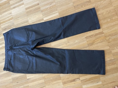 MNG Jeans 7/8 Gr 40, Schwarz Glanz , Geölte Optik , Elegant, Neu - Bild 5 von 5