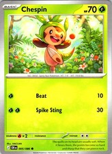 Chespin 5/86 Chaos Rising Pokemon Card NM TCG singles Near Mint English