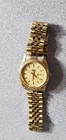 Timex Vintage Day Date  Indiglo CR2016 Cell Men's Watch Runs ... Band Flawed