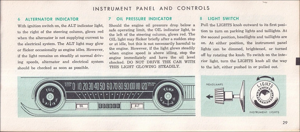 1965 Ford Falcon and Ranchero Registered Owners Manual ORIGINAL User Guide OEM - Image 3 of 4
