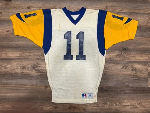Los Angeles Rams 1987, 88, 89 or 90 Game Worn #11 Jim Everett Football Jersey