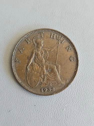 1932 George V Farthing — photo from another recent sale