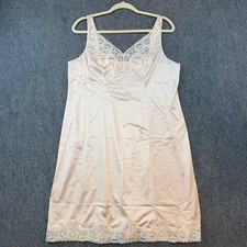 Vintage Bali Lace Slip Nightgown Cream 40 Made in USA