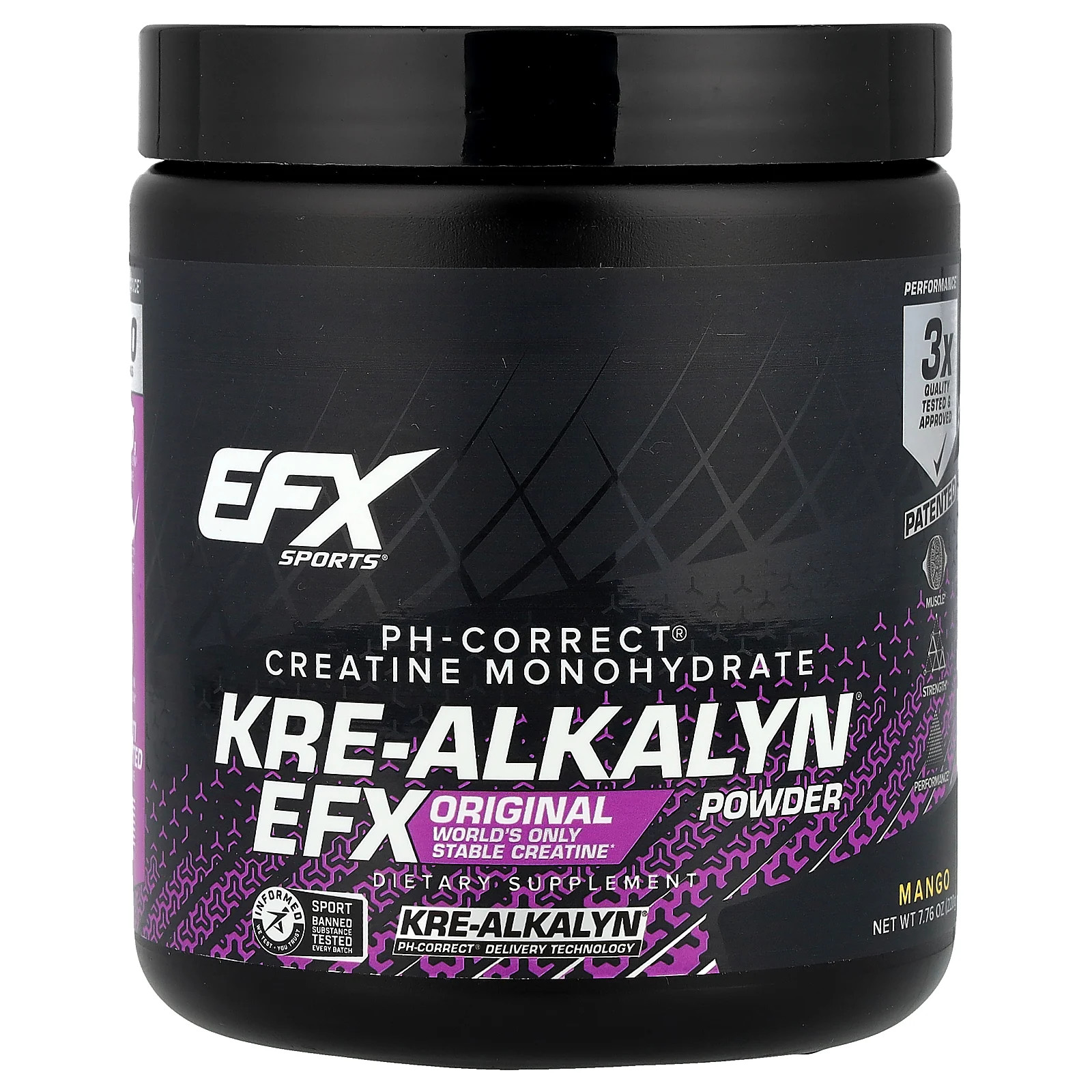 Kre-Alkalyn EFX Powder манго 776 унции 220 г 7590₽