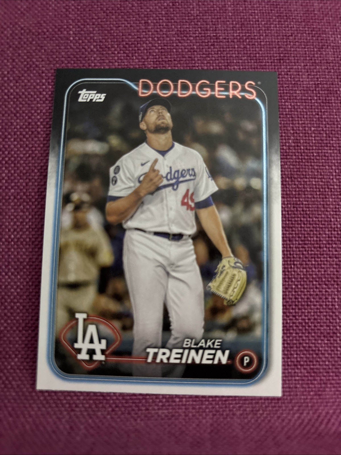 2024 Topps Update #US196 Blake Treinen Los Angeles Dodgers