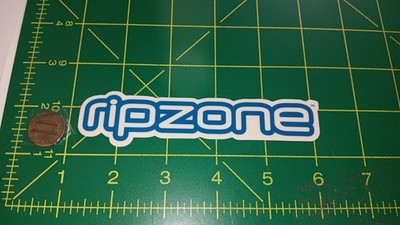 BLUE RIPZONE VINTAGE STICKER ORIGINAL OLD STOCK
