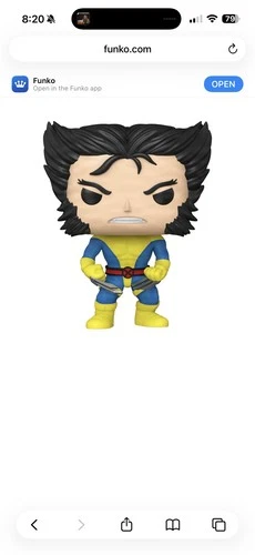 Funko Pop X-Men Wolverine ECCC 2026 Con shared Sticker Exclusive LE 5000 Presale