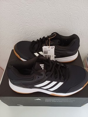 adidas Speedcourt Damen Schuhe Hallenschuhe Sneaker Schwarz Weiß Gr. 37 - 38 Neu