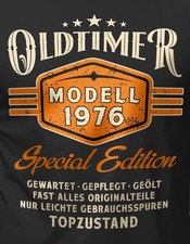 T-Shirt Oldtimer Per Uomini 50° Compleanno Modello 1976 Magliette Divertenti