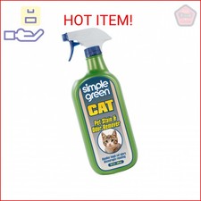 Cat Stain  Odor Remover - Enzyme Cleaner for Cat Urine, Feces, Blood, Vomit - 3
