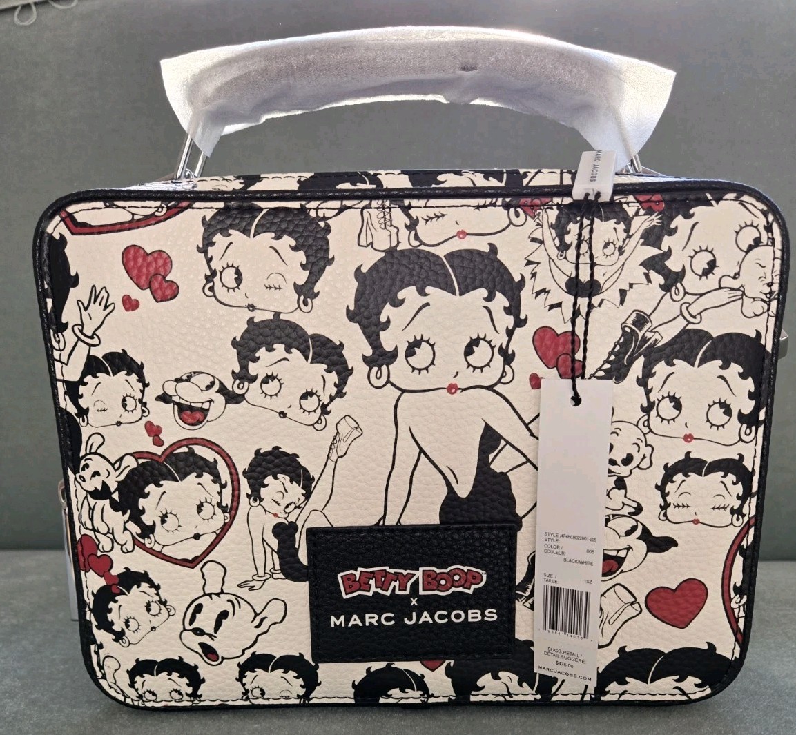 Marc Jacobs Limited Edition Betty Boop Lunchbox Style Crossbody Bag NWT Rare! image 2
