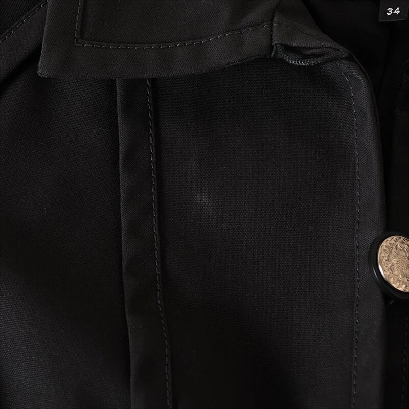 CHANEL Jacket Coco Button Cotton P62619V48194 Gra… - image 5