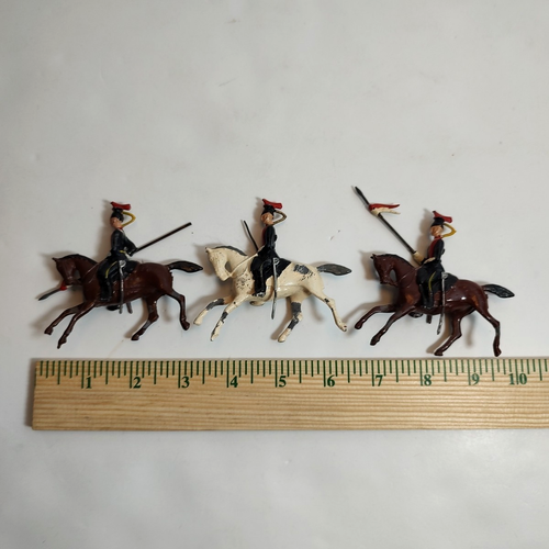 3 BRITAINS dal 2076 ROAN BRITISH MONTATI 12° LANCERS PRINCIPE di GALLES usati - Foto 22 di 24