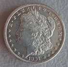 Morgan Silver Dollar Coin 1881 Mintmark: S