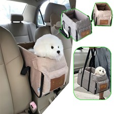 Portable Car Pet Bag Booster Seat for Small Dogs and Cats - Center Console