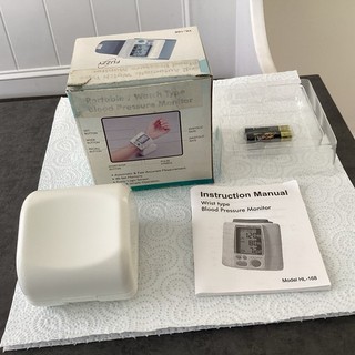 Boxed New (other) Fuzzy Full Automatic Watch Type Blood Pressure Monitor.