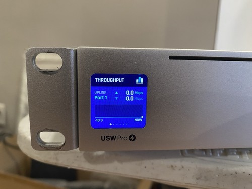 Ubiquiti UniFi USW-Pro-24-PoE 24-Port PoE Pro Switch With Rack Ears Tested Works - Picture 13 of 15