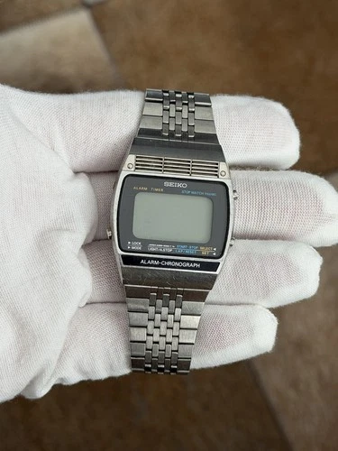 Rare Vintage Seiko A259-5070 Alarm Chronograph Men’s Digital Sport Watch JDM 70s