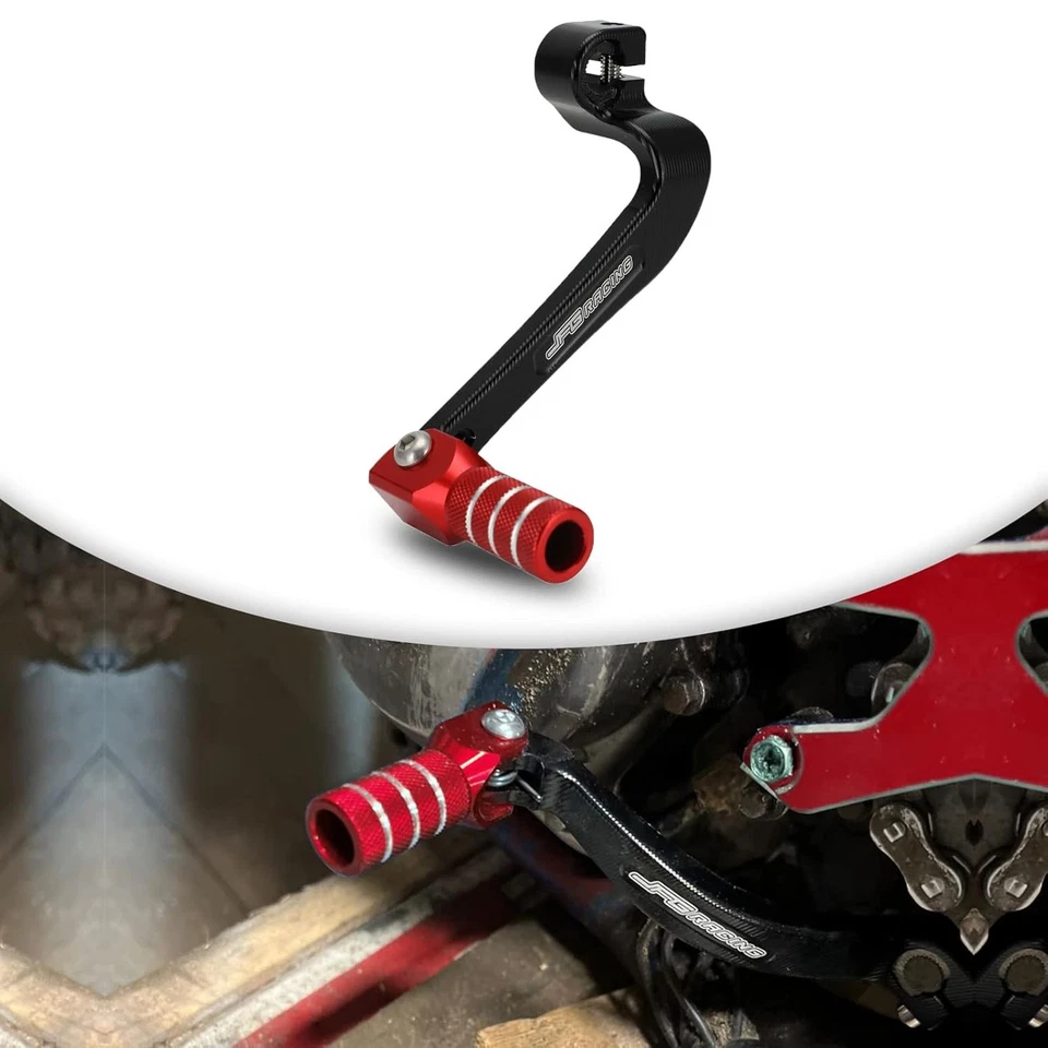 Palanca de cambios CRF110F + pedal de freno trasero + clavijas CNC para CRF110F 2013-2024 Foto 3 de 4